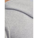Jj Rebel Jrebrebel Logo Sweat Hood Noos Heren Trui - Light Grey Melange