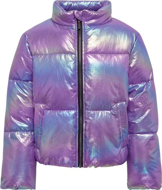Only Kogceline Metallic Short Puffer Cs Otw Meisjes Jas