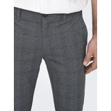 Chino - Dress Blues - Ritssluiting - Slim Fit - Normale Taillehoogte