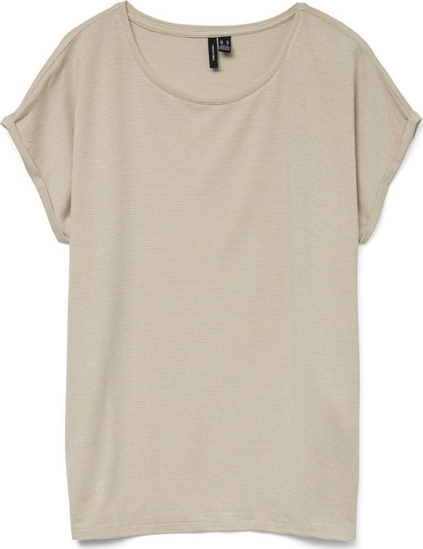VERO MODA VMJESSY Francis SS Top Box JRS GA, Blanca Nieve