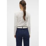 Vero Moda Langarmshirt VMLisa (1-tlg) Lochmuster