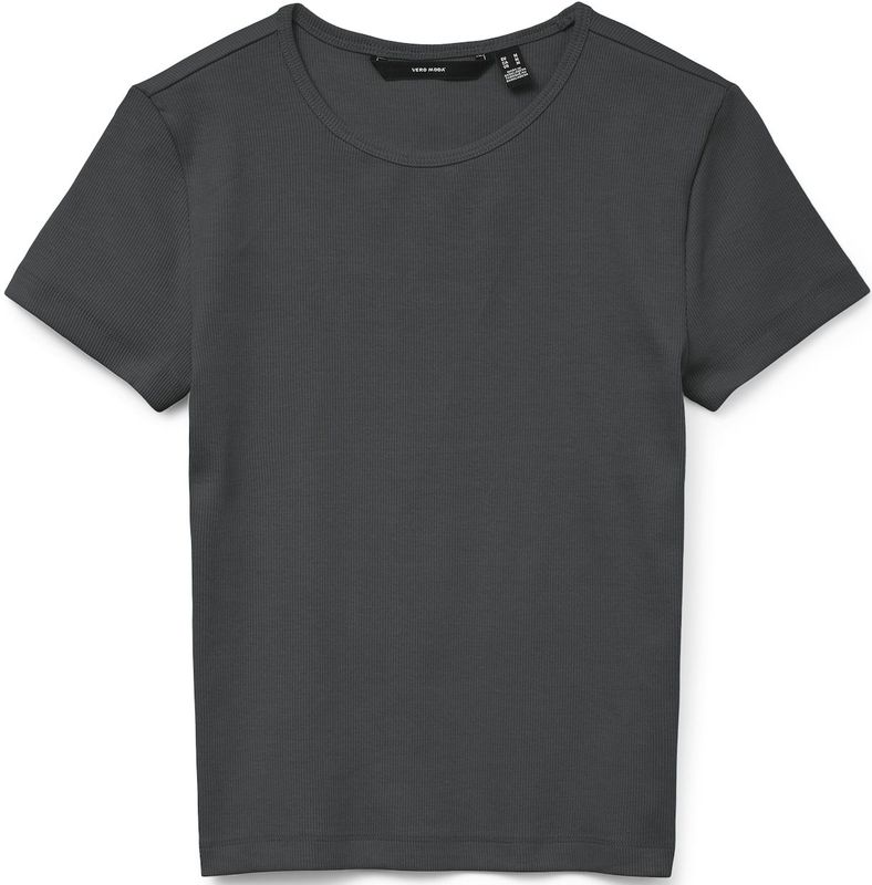 T-shirt - Ronde Hals - Korte Mouwen - Effen - Onderhoudsvriendelijk Jersey