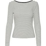 Vmchloe - T-shirt - Wit - Katoen - Lange Mouwen - U-Hals