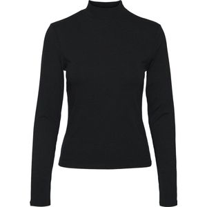 Vero Moda T-shirt Vmmary Ls Highneck Top Ga Jrs 10314449 Black Dames