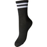 Pieces - DS17154446 - Sokken - Wit - 3-pack - Microvezel met Streep