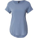 Basic Blouse - O-hals - Korte Mouwen - Standard Fit