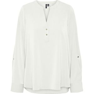 Vmani - Blouse - V-Hals - Lange Mouwen - Knoopdetail - Regular Fit
