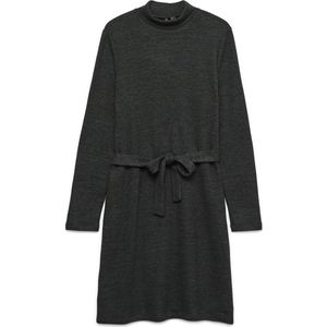 VERO MODA - Gebreide Jurk - Zwart Gemêleerd - Bella