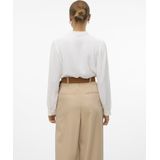 Vmemma - Overhemd - Lange Mouwen - Chinese Boord - Kanten Detail - Loose Fit