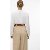 Vmemma - Overhemd - Lange Mouwen - Chinese Boord - Kanten Detail - Loose Fit
