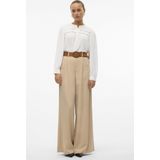 Vmemma - Overhemd - Lange Mouwen - Chinese Boord - Kanten Detail - Loose Fit