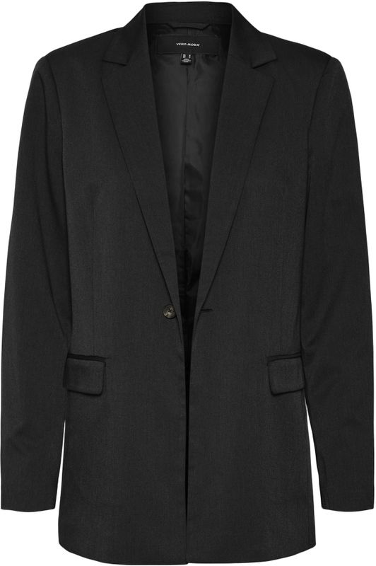 Vero Moda - VMNILA Blouseblazer - Blazer - Zwart - Stofmix