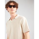 Polo - Split Hals - Korte Mouwen - Geribbelde Manchetten - Biologisch Katoen - Groen