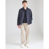 Selected Homme - Korte Mouw Polo - Blauw - Gebreid - V-hals