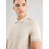 Selected Homme - Polo - Beige - 100% Katoen - Korte Mouwen
