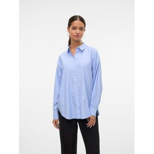 Vero Moda - Fanni - Overhemdblouse - Effen - Mix van Polyester en Katoen