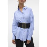 Vero Moda - Fanni - Overhemdblouse - Effen - Mix van Polyester en Katoen
