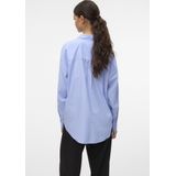 Vero Moda - Fanni - Overhemdblouse - Effen - Mix van Polyester en Katoen
