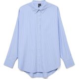 Vero Moda - Fanni - Overhemdblouse - Effen - Mix van Polyester en Katoen