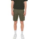 Korte Broek - Olijfgroen - Cargozakken - Ritssluiting - Normale Pasvorm