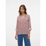 Blouse - VMBumpy - Gestreept - Klassieke Blouse - Lange Mouw - Normale Pasvorm