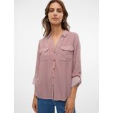 Blouse - VMBumpy - Gestreept - Klassieke Blouse - Lange Mouw - Normale Pasvorm