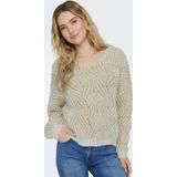 ONLY - ONLELIN LIFE LS V-NECK CC KNT - Dames - Gebreide truien