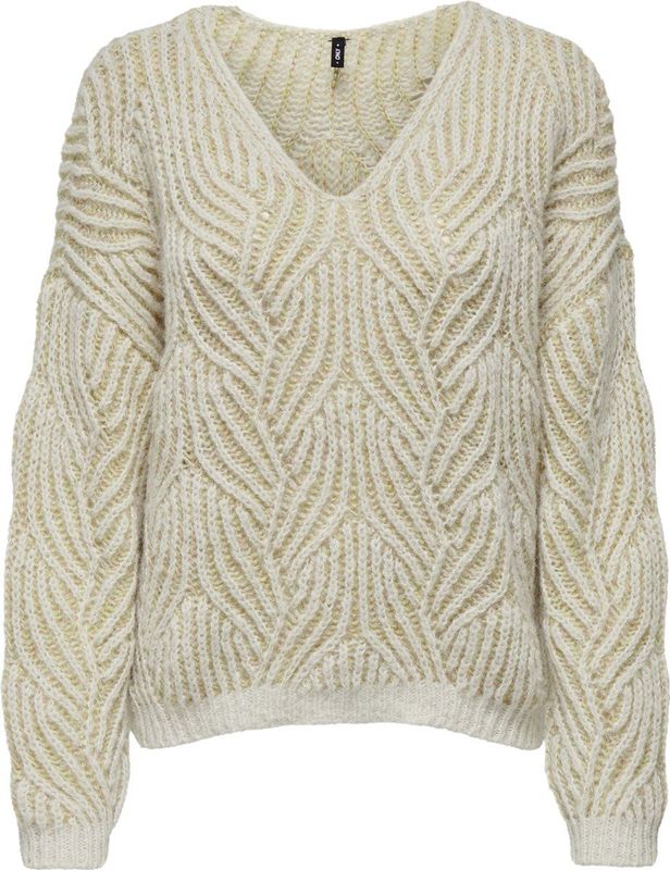 ONLY - ONLELIN LIFE LS V-NECK CC KNT - Dames - Gebreide truien