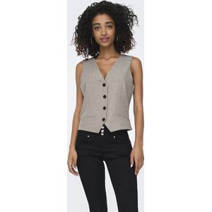 Gilet - Mélange - Licht Gevoerd - Normale Pasvorm