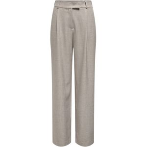 Only Onllinda Hw Str Mel Pants Tlr Noos Dames Broeken Fungi Melange