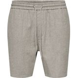 Onstel - Regular Fit Shorts - Korte Broek - Zwart - Elastische Tailleband