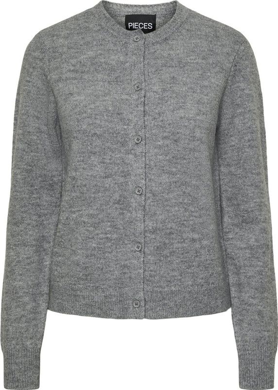 Pieces - Malou - Vest - Grijs - 65% Gerecycled Polyester