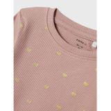 Jersey - Jurk - Midi-lengte - All-over Print - Glitterprint - O-hals