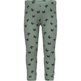 Legging - Herhaalde Print - Geborstelde Sweatstof - Verstelbare Taille