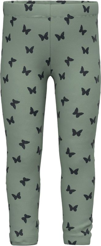 Legging - Herhaalde Print - Geborstelde Sweatstof - Verstelbare Taille