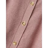 Gebreide Cardigan - Glitterstof - Ronde Hals - Lange Mouwen - Ruches