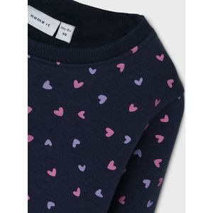 Sweater - Dark Sapphire - Sweatstof - Lange Mouwen - Normale Pasvorm