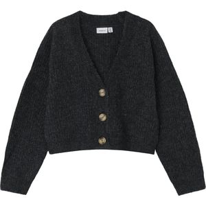 Cardigan - V-hals - Lange Mouwen - Geribbelde Manchetten - 50% Gerecycled Polyester