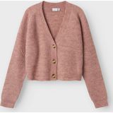 Cardigan - V-hals - Lange Mouwen - Geribbelde Manchetten - Gerecycled Polyester