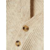 Cardigan - V-hals - Lange Mouwen - Geribbelde Manchetten - Gerecycled Polyester