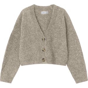 Cardigan - V-hals - Lange Mouwen - Geribbelde Manchetten - 50% Gerecycled Polyester