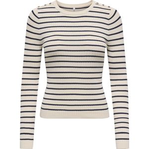 Only Mila Stripe Button Shirt Dames - Maat M