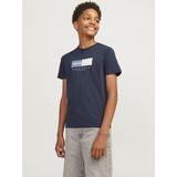 Jack Jones - Jorfrederiksberg Box Tee Ss c n Sn Jnr - Jongens - t-Shirts