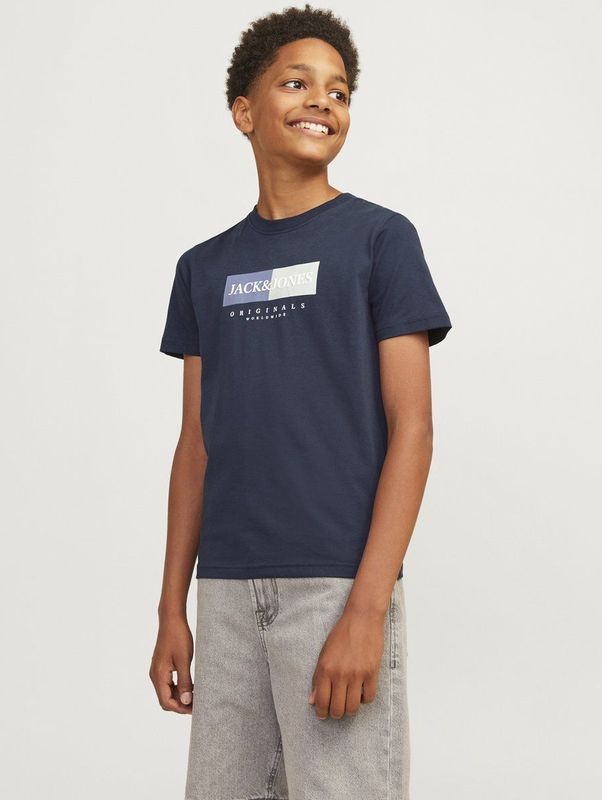 Jack Jones - Jorfrederiksberg Box Tee Ss c n Sn Jnr - Jongens - t-Shirts