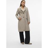 Vmfortunesara - Jas - Lang - Omkeerbaar - Knoopsluiting - Voorzakken