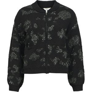 Object Vest Objalora Knit Re Cardigan 135 23045613 Black Dames