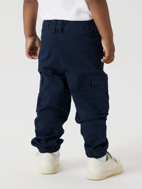 Cargo Broek - Blauw - Katoen - Verstelbare Taille