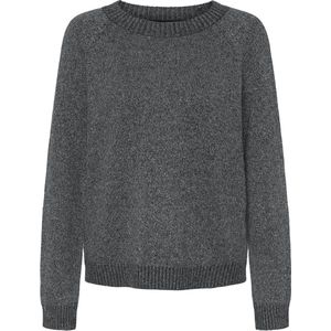 Gebreide Pullover - O-hals - Lange Mouwen - Glitterdetail - Regular Fit