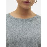 Vero Moda - Vmdoffyshine Ls o-Neck Blouse Rep Noos - Dames - Gebreide Truien