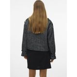 Vmmattie - Jas - Kort - Gespreide Kraag - Lange Mouwen - Knoopsluiting